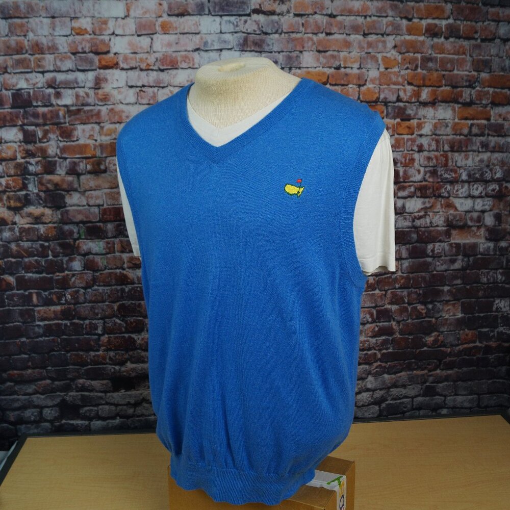 Masters Collection Cashmere Blend Sweater Vest Pullover V-Neck Mens Medium M
